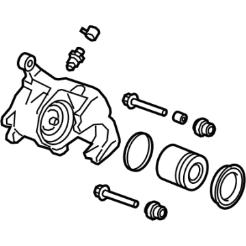 OEM 2022 Cadillac Escalade ESV Caliper - 13522581
