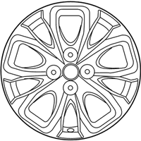 OEM 2020 Toyota Yaris Wheel, Alloy - 42611-WB009