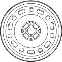 OEM 2020 Toyota Yaris Wheel, Steel - 42611-WB007