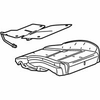 OEM Cadillac CTS Seat Cushion Pad - 23434153