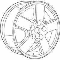 OEM 2008 Dodge Nitro Wheel Alloy - 1BK48PAKAB