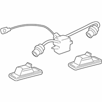 OEM Chevrolet Cruze License Lamp - 95217560