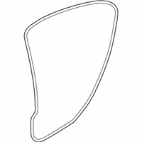 OEM 2022 BMW 750i xDrive Gasket B-Pillar Top Door Rear Right - 51-33-7-438-020