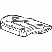 OEM Cadillac ATS Seat Cushion Pad - 22960975