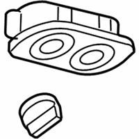 OEM Mercury Dash Control Unit - 5L2Z-19980-CA