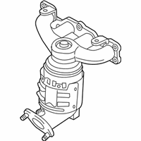 OEM Hyundai Santa Fe Exhaust Manifold Catalytic Assembly - 28510-2G375