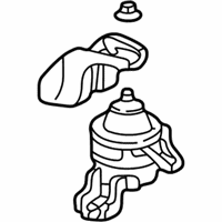 OEM 1999 Honda CR-V Rubber Assy., Engine Side Mounting - 50820-S10-A01