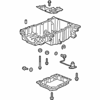 OEM 2017 Cadillac CTS Upper Oil Pan - 12689938