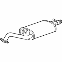 OEM Toyota Corolla Muffler & Pipe - 17430-0T261