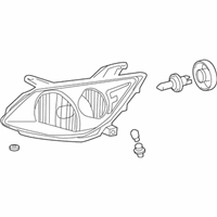 OEM 2003 Pontiac Vibe Capsule/Headlamp/Fog Lamp Headlamp - 88969942