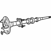 OEM 2021 Jeep Wrangler Rear Axle Shaft - 68393687AA