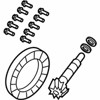 OEM 2018 Jeep Wrangler RING AND PINION - 68404139AB