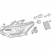 OEM 2018 Chevrolet Traverse HEADLAMP ASM-FRT - 84573719