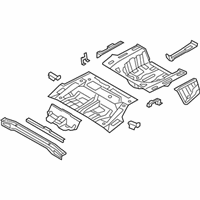 OEM 2015 Kia Cadenza Panel-Rear Floor - 655103R050