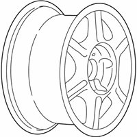 OEM 1999 Oldsmobile Alero Wheel Rim Kit, Aluminum - 12368946