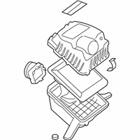 OEM 2008 Hummer H3 Cleaner Asm-Air - 25996274