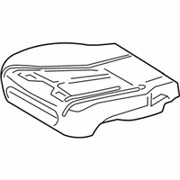 OEM 2017 Lexus LS460 Pad, Front Seat Cushion - 71512-50260