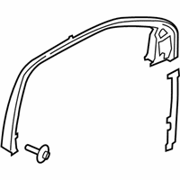 OEM 2020 Ford Expedition Window Molding - JL1Z-7851752-AA