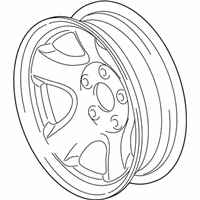 OEM 2012 Ram 2500 Steel Wheel - 52121325AC