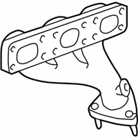 OEM 1997 BMW Z3 Exhaust Manifold, Front - 11-62-1-436-521