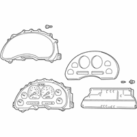 OEM 2000 Ford Mustang Cluster Assembly - XR3Z-10849-AB