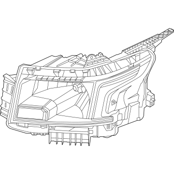 OEM 2022 Nissan Frontier LAMP ASSY - HEAD, RH - 26010-9BU1B