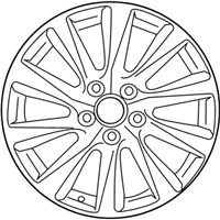 OEM 2018 Toyota Camry Wheel, Alloy - 42611-33C00