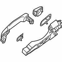 OEM 2018 Nissan NV1500 Front Door Outside Handle Assembly, Left - 80607-9JH0A