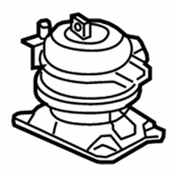 OEM Honda Odyssey Rubber Assembly, Front Engine Mounting (Acm) - 50830-THR-A02