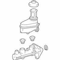 OEM 1995 Toyota Corolla Master Cylinder - 47201-12800