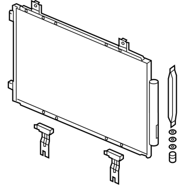 OEM Acura Condenser Assembly - 80100-TGV-A01