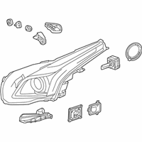 OEM 2016 Cadillac CTS Headlamp Assembly - 23330244