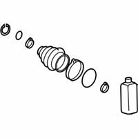 OEM 2008 Hyundai Azera Boot Kit-Front Axle Differential Side - 49506-3KA30