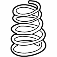 OEM 2000 Toyota Solara Coil Spring - 48231-AA050