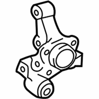 OEM 1998 Toyota Camry Carrier Sub-Assy, Rear Axle, RH - 42304-33010