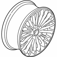 OEM Ford Police Responder Hybrid Wheel, Alloy - GS7Z-1007-A