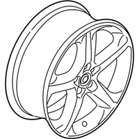 OEM Ford Police Responder Hybrid Wheel, Alloy - FS7Z-1007-A