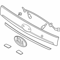 OEM 2010 Kia Sedona Lamp Assembly-License - 925014D010