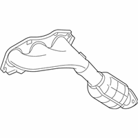 OEM 2017 Lexus IS350 Exhaust Manifold Sub-Assembly, Left - 17150-31770