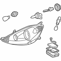 Genuine Toyota Sienna Composite Assembly - 81110-AE040