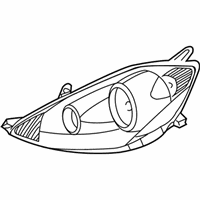 Genuine Toyota Sienna Lens & Housing - 81145-AE040