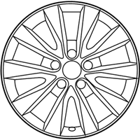 OEM 2017 Toyota Camry Wheel, Alloy - 4261A-06040