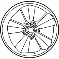 OEM 2014 Dodge Challenger Aluminum Wheel - 68214367AA
