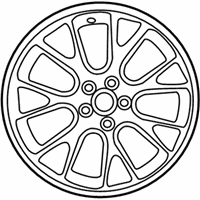 OEM 2016 Dodge Charger Aluminum Wheel - 6DB71VXWAA