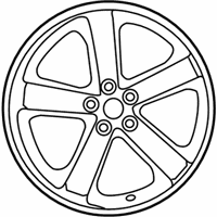 OEM 2021 Dodge Charger Aluminum Wheel - 5ZW66SHNAC