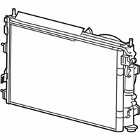 OEM Chrysler Sebring Cooler-CONDENSER And Aux Toc - 5143537AB