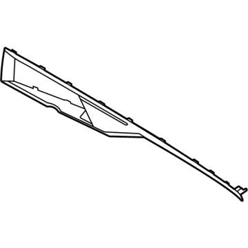 OEM 2022 BMW M8 Gran Coupe ACCENT TRIM MOLDING, LEFT - 51-42-9-890-683