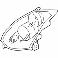 OEM 2006 Infiniti G35 Headlamp Housing Assembly, Right - 26025-CM40C