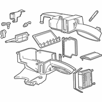 OEM 2000 Ford Taurus Evaporator Case - 1F1Z-19850-A