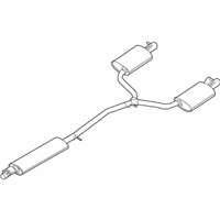 OEM Ford Explorer Muffler - DB5Z-5230-E